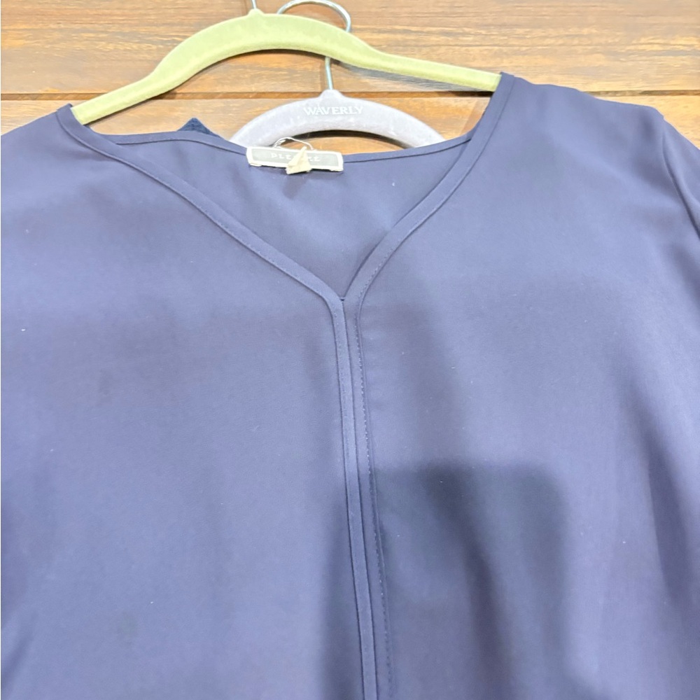 Pleione Deep Navy Blue Blouse